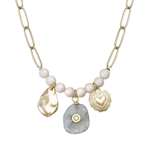 Collier Femme GO MADEMOISELLE Acier Doré 608573