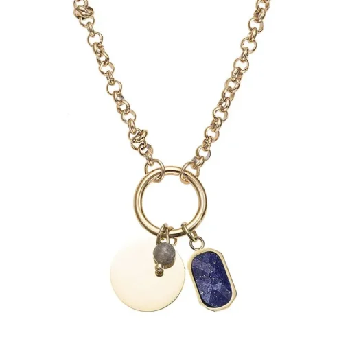 Collier Femme GO MADEMOISELLE Acier Doré 608570