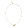 Collier Femme Guess Bijoux Mini Liens Acier Doré et Oxydes JUBN04062JWYG