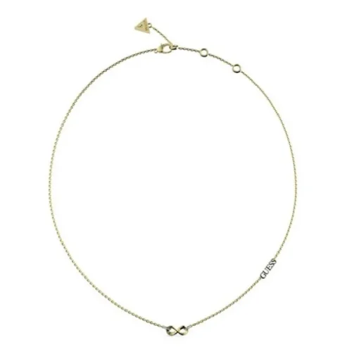 Collier femme Guess Bijoux Infini Acier Doré et Strass JUBN03264JWYG