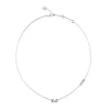 Collier femme Guess Bijoux Infini Acier Argenté et Strass JUBN03264JWRH