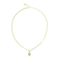 Collier femme Guess Bijoux Acier Doré et Strass JUBN03249JWYG