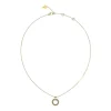 Collier femme Guess Bijoux CIRCLE LIGHTS Acier Doré et Strass JUBN03159JWYG