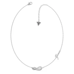 Collier Femme GUESS ETERNAL LOVE métal argenté et strass