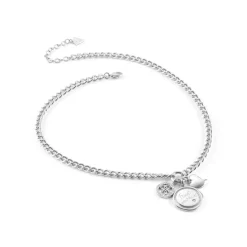 Collier Femme GUESS GUESS MY FEELINGS métal argenté et strass