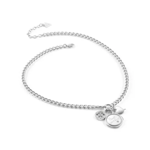 Collier Femme GUESS GUESS MY FEELINGS métal argenté et strass