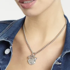 Collier Femme GUESS GUESS MY FEELINGS métal argenté et strass