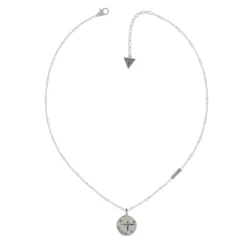 Collier Femme GUESS WANDERLUST métal argenté et strass