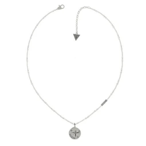 Collier Femme GUESS WANDERLUST métal argenté et strass