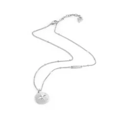 Collier Femme GUESS WANDERLUST métal argenté et strass