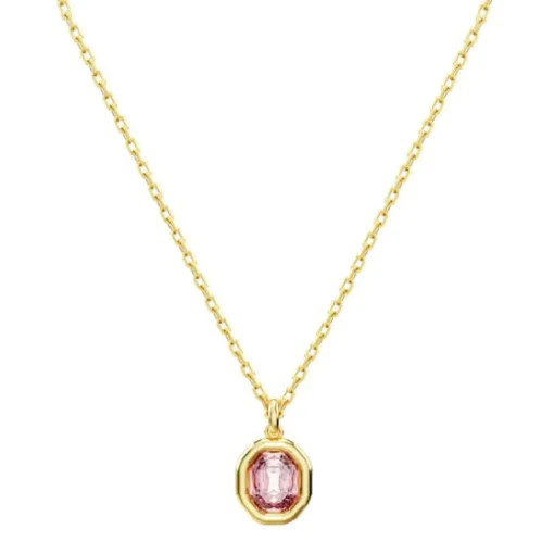 Collier Femme Imber Swarovski Métal Doré et Cristal Rose 5682531