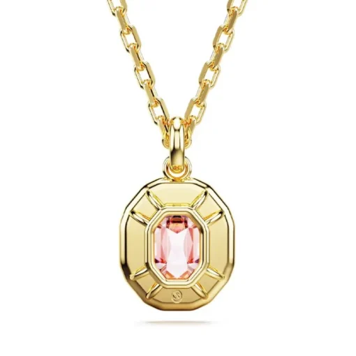 Collier Femme Imber Swarovski Métal Doré et Cristal Rose 5682531