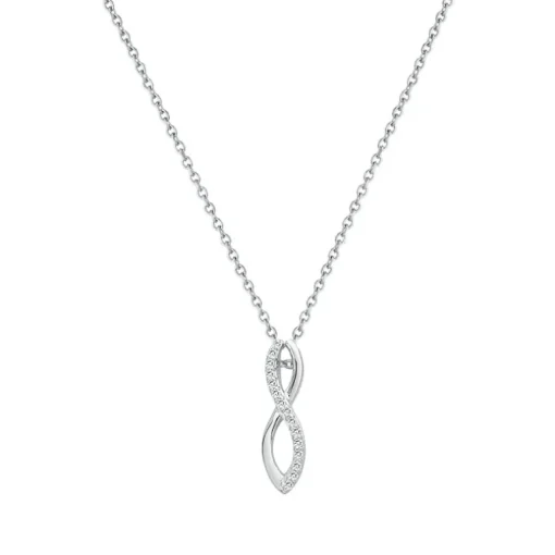 Collier Femme Infini ARGENT 925/1000 et Oxydes