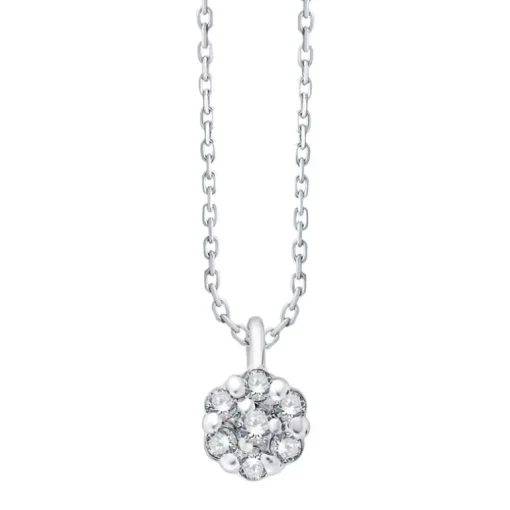 Collier Femme KELSEY M OR 750/1000 Blanc et Diamants CN30446DW