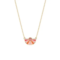 Collier Femme LES CADETTES SUNRISE Laiton Doré
