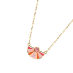 Collier Femme LES CADETTES SUNRISE Laiton Doré