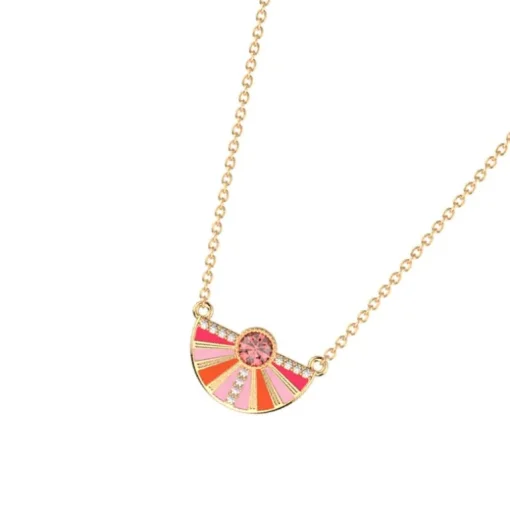 Collier Femme LES CADETTES SUNRISE Laiton Doré
