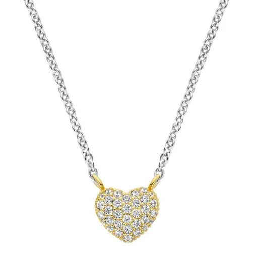 Collier Femme Necklace TI SENTO ARGENT 925/1000 Bicolore et Oxydes 3899ZY