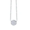 Collier Femme One More Eolo OR Blanc 750/1000 avec Diamants