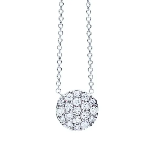 Collier Femme ONE MORE Eolo OR Blanc 750/1000 avec Diamants