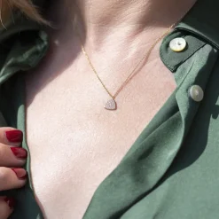 Collier Femme ONE MORE Eolo OR Jaune 750/1000 avec Diamants