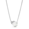Collier Femme Pandora Moments Rose Blanche en Fleur 393206C01