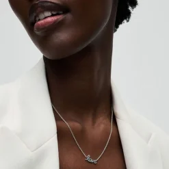 Collier Femme Pandora Moments Amour Manuscrit Étincelant 393076C01