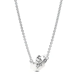Collier Femme Pandora Moments Rose Blanche en Fleur 393206C01