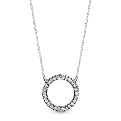 Collier Femme Pandora Signature Cercle Scintillant 590514CZ