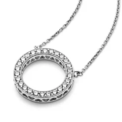 Collier Femme Pandora Signature Cercle Scintillant 590514CZ