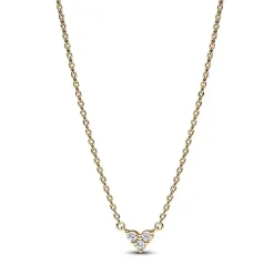 Collier Femme Pandora Timeless Cœur Triple Pierre 363014C01