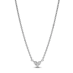 Collier Femme Pandora Timeless Cœur Trois Pierres 393014C01