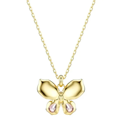 Collier Femme Papillon Swarovski Idyllia Doré et Cristaux 5709950