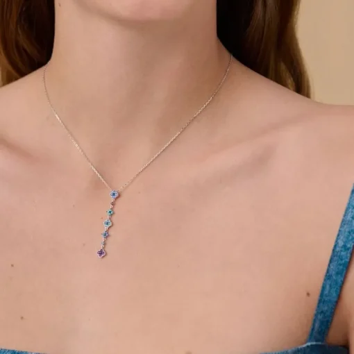 Collier Femme Ras du cou AGATHA BELOVED Argenté 02620626-255-TU