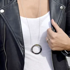 Collier femme sautoir LINES AGATHA ARGENT 925/1000
