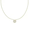 Collier femme SCINTILL AGATHA laiton plaqué or et oxydes