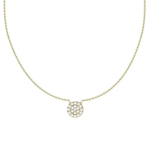 Collier femme SCINTILL AGATHA laiton plaqué or et oxydes