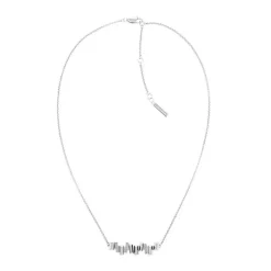 Collier Femme SCULPTURAL CALVIN KLEIN Acier argenté et cristaux