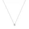 Collier Femme Solitaire ARGENT 925/1000 et Oxyde