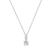 Collier Femme Solitaire ARGENT 925/1000 et Oxydes