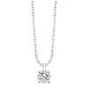 Collier Femme Solitaire EVIDENCE OR 750/1000 Blanc et Diamant 0,09 Carat CN30717DW