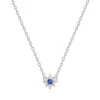 Collier Femme solitaire EDORA ARGENT 925/1000 et Spinelle