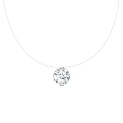 Collier femme Solitaire FILMAGIQ AGATHA nylon et oxyde