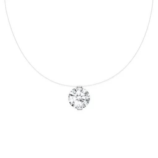 Collier femme Solitaire FILMAGIQ AGATHA nylon et oxyde