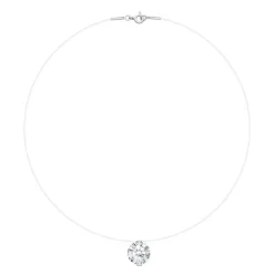 Collier femme Solitaire FILMAGIQ AGATHA nylon et oxyde