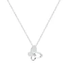 Collier Femme solitaire papillon EDORA ARGENT 925/1000 et Oxyde