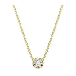 Collier Femme Solitaire Swarovski Imber Métal Doré et Cristaux 5684511
