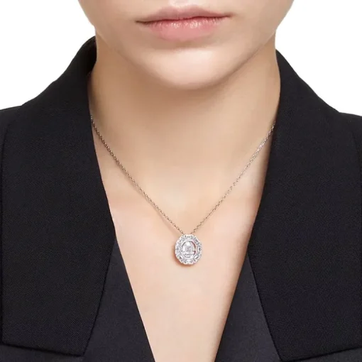 Collier Femme Swarovski Mesmera Métal Argenté et Cristaux 5669915