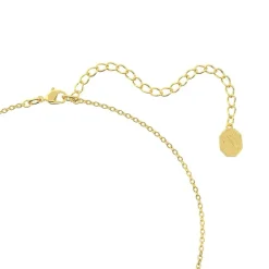 Collier Femme SWAROVSKI BELLA V COUPE RONDE JAUNE Plaqué Ton Or