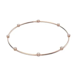 Collier Femme Swarovski Constella Doré Rose et Cristaux 5609710